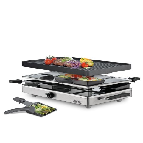 Raclette/grill stołowy, dla 8 os., 47,5 x 27 x 14 cm