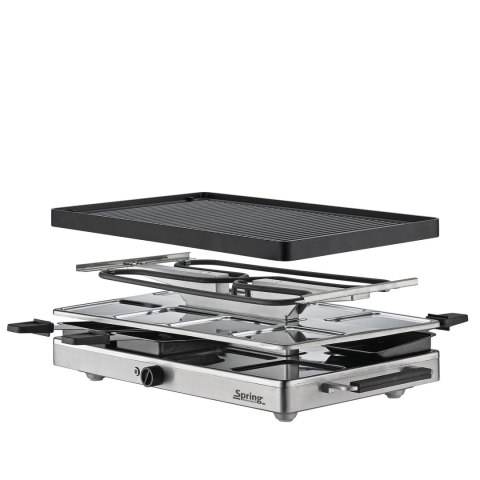 Raclette/grill stołowy, dla 8 os., 47,5 x 27 x 14 cm