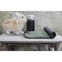 Termos obiadowy ze składaną łyżką Mark, stal nierdzewna/miedź, 0,6 l, śred. 9 x 20 cm, czarny