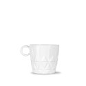 Zestaw filiżanek piknikowych, 4 szt., biały akryl, 0,2 l, śred. 8 x 8 cm