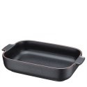 Naczynie do zapiekania i serwowania, 24 x 17 x 6 cm, 1,5 l, ceramika, czarne