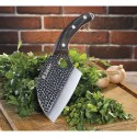 Nóż szefa kuchni w pokrowcu, 12 cm, stal/drewno pakka