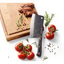 Nóż szefa kuchni w pokrowcu, 17 cm, stal/drewno pakka