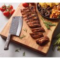 Nóż szefa kuchni w pokrowcu, 17 cm, stal/drewno pakka
