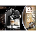 Ekspres do kawy kolbowy spieniacz do mleka 20 bar Berdsen BD-773 czarny