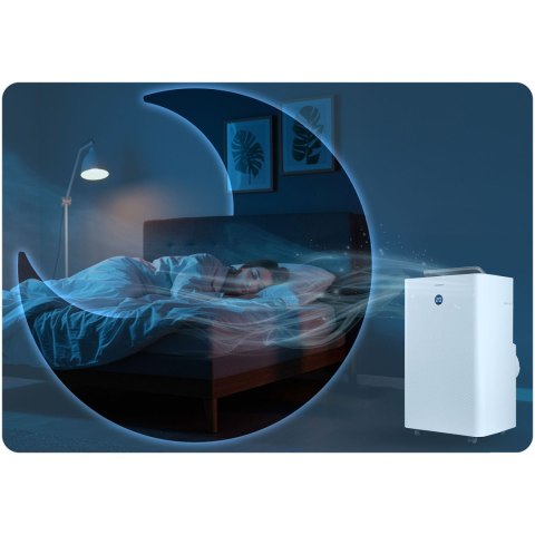 Klimatyzator przenośny 14000 BTU osuszacz grzanie WiFi 37l/24h Berdsen BD-584