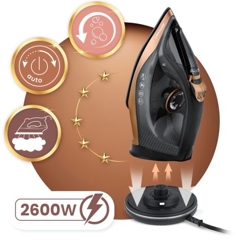Żelazko bezprzewodowe parowe 2600W Berdsen BD-333 ceramiczna powłoka