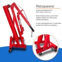 HYDRAULICZNY ŻURAW WARSZTATOWY UDŹWIG DO 2 TON PODNOŚNIK SKŁADANY BITUXX