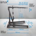 HYDRAULICZNY ŻURAW WARSZTATOWY UDŹWIG DO 2 TON PODNOŚNIK SKŁADANY BITUXX