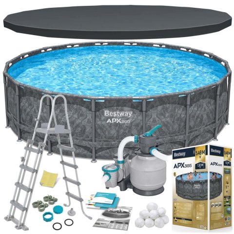 Basen ogrodowy stelażowy 549 x 132 cm 11w1 Bestway 561KC