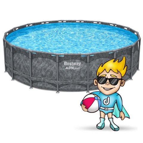 Basen ogrodowy stelażowy 549 x 132 cm 11w1 Bestway 561KC