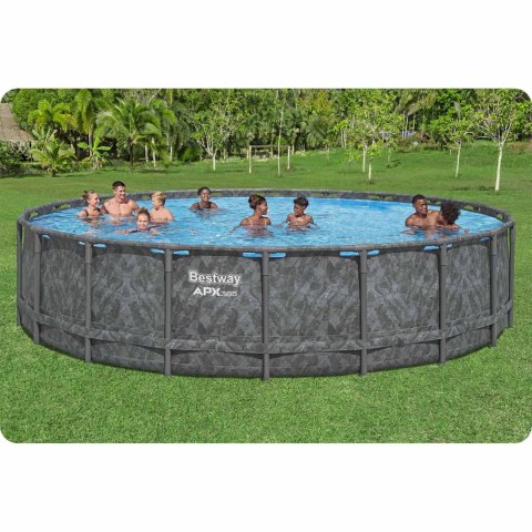 Basen ogrodowy stelażowy 671 x 132 cm 11w1 Bestway 561JZ