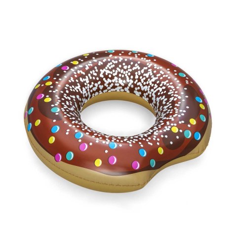 Dmuchane koło plażowe do pływania brązowy Donut 107cm BESTWAY