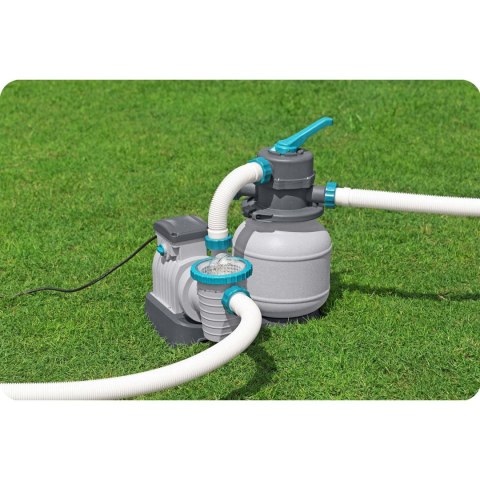 Pompa piaskowa do basenów + kulki filtracyjne 6056 l/h Bestway 58497
