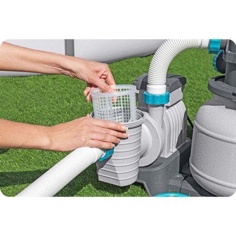 Pompa piaskowa do basenów + tabletki multifunkcyjne 6056 l/h Bestway 58497