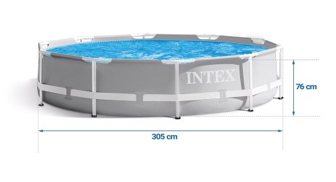 Basen ogrodowy stelażowy 305 x 76 cm 3w1 INTEX 26702