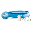 Basen ogrodowy rozporowy 457 x 84 cm 15w1 INTEX 28158 + maszynka do baniek GRATIS