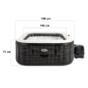 Dmuchane SPA z hydromasażem 6 osobowe INTEX 28452 Hydromasaż 28452NP LED APLIKACJA