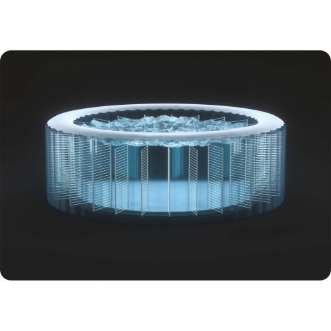 Dmuchane SPA z hydromasażem 6 osobowe INTEX 28452 Hydromasaż 28452NP LED APLIKACJA