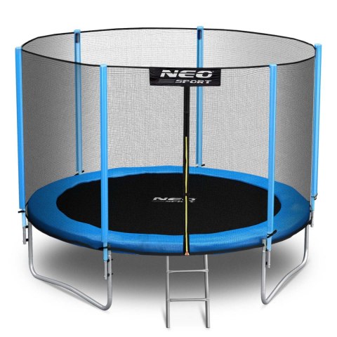 Trampolina ogrodowa 10ft/312cm z siatką zewnętrzną i drabinką Neo-Sport