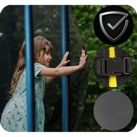 Trampolina ogrodowa 10ft/312cm z siatką zewnętrzną i drabinką Neo-Sport