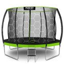 Trampolina ogrodowa profilowana 12ft/374cm z siatką wewnętrzną Neo-Sport