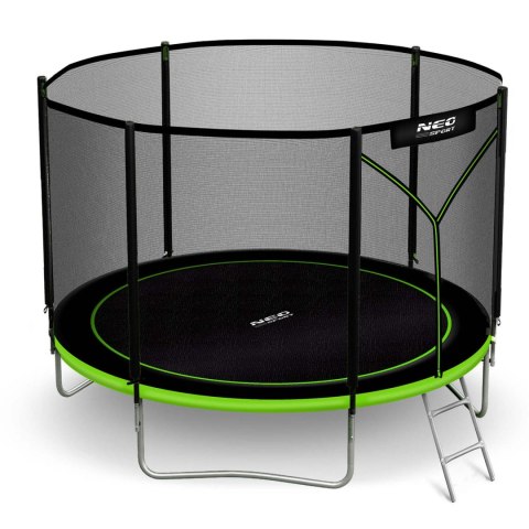 Trampolina ogrodowa 8ft/252cm z siatką zewnętrzną i drabinką Neo-Sport