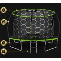 Trampolina ogrodowa profilowana 14ft/435cm z siatką wewnętrzną Neo-Sport