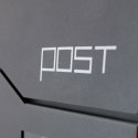 Nowoczesna Skrzynka na Listy POST z gazetnikiem na reklamy i ulotki