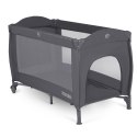 Łóżeczko turystyczne + materac + torba 127,5 x 66 x 82 cm RK-242 antracyt
