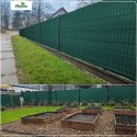 Siatka cieniująca 1,5x50m 140g/m2 + 50 zacisków zielona