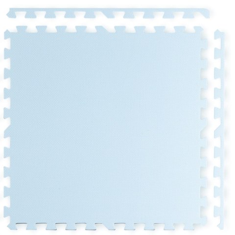 Duża mata piankowa puzzle Ricokids 60x60 cm 4 szt. niebiesko-biała