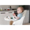 Krzesełko do karmienia ze stolikiem + śliniaczek Milo Ricokids szary