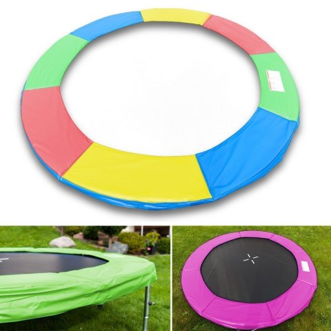 Osłona na sprężyny do trampoliny 430cm Różowa 12FT gruba na krawędzie