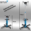 Podnośnik skrzyni biegów / silnika hydrauliczny z platformą, do 500 kg, BITUXX