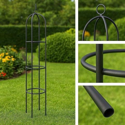 Podpora do kwiatów Pergola Ogrodowa do róż Stojak na kwiaty Dzwon 195cm