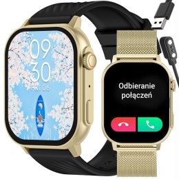 SMARTWATCH UNISEX GRAVITY GT15-6 - ROZMOWY BLUETOOTH, DODATKOWY PASEK (sg029f)