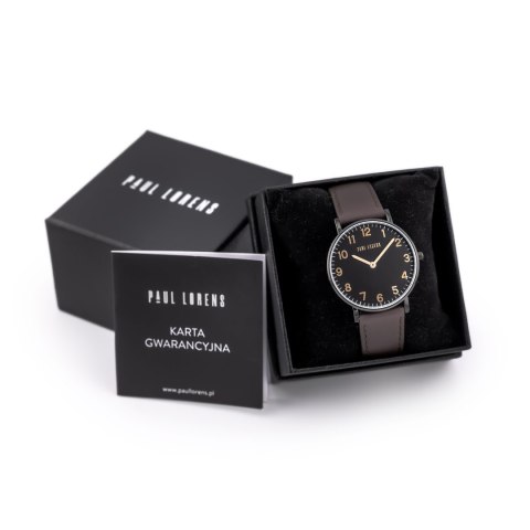 ZEGAREK MĘSKI PAUL LORENS - PL11989A5-1B3 (zg370c) + BOX