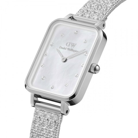 ZEGAREK DAMSKI DANIEL WELLINGTON Quadro Lumine Pressed Piano 20mm DW00100580 + BOX (zw519c)
