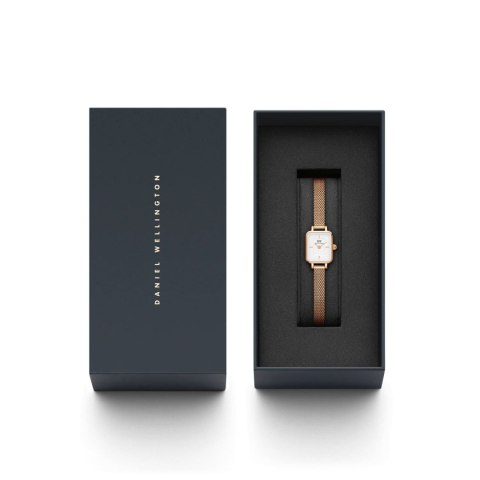 ZEGAREK DAMSKI DANIEL WELLINGTON Quadro Mini Melrose 15mm DW00100727 + BOX (zw524c)