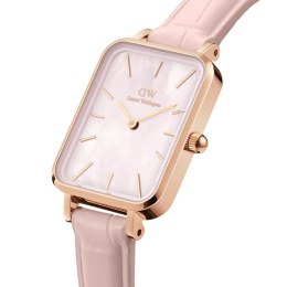 ZEGAREK DAMSKI DANIEL WELLINGTON Quadro Pressed Melrose Pearl 20mm DW00100508 + BOX (zw521a)