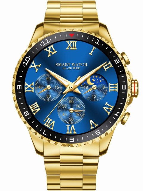 SMARTWATCH MĘSKI GRAVITY GT16-1 - WYKONYWANIE POŁĄCZEŃ, CIŚNIENIOMIERZ (sg034a)
