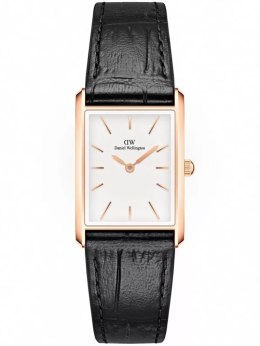 ZEGAREK DAMSKI DANIEL WELLINGTON Bound Black Crocodile Rose Gold 24mm DW00100698 + BOX