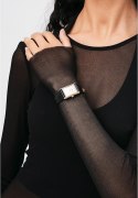 ZEGAREK DAMSKI DANIEL WELLINGTON Bound Black Crocodile Rose Gold 24mm DW00100698 + BOX