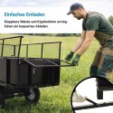 Przyczepka-wywrotka do traktorka ogrodowego/quada 300 kg ogrodowa 114×76 cm