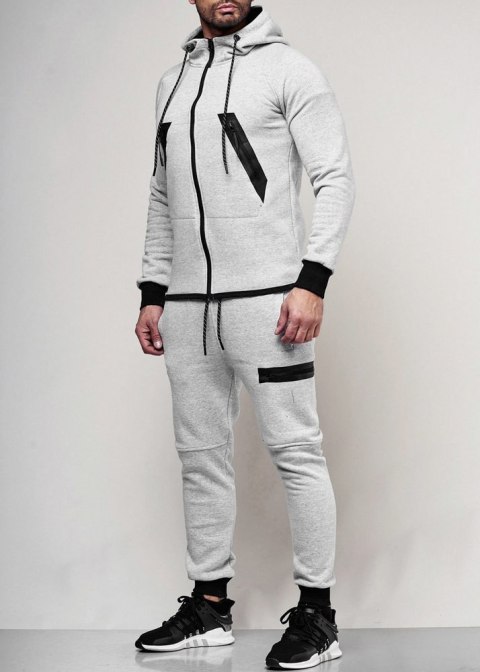DRES MĘSKI -SZARY 47002-2