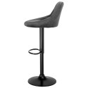 Hoker barowy CYDRO BLACK grafitowy Velvet