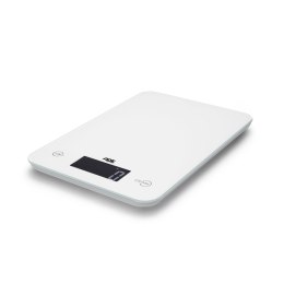 Waga kuchenna, do 5 kg, 15 x 23 cm, biała