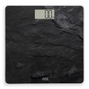 Waga łazienkowa, do 180 kg, 30 x 30 cm, łupkowy wzór, czarna