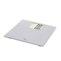 Waga łazienkowa z dużym wyświetlaczem, do 200 kg, 30 x 30 cm, srebrna